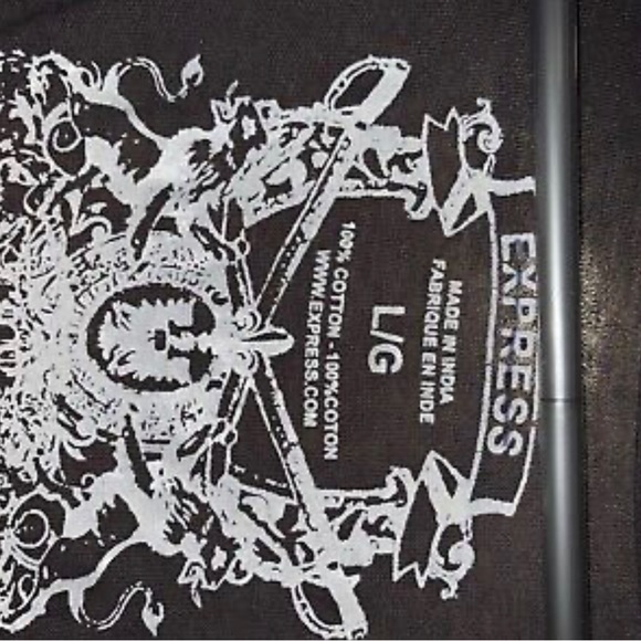 Express Gray Large T-Shirt - Picture 1 of 3